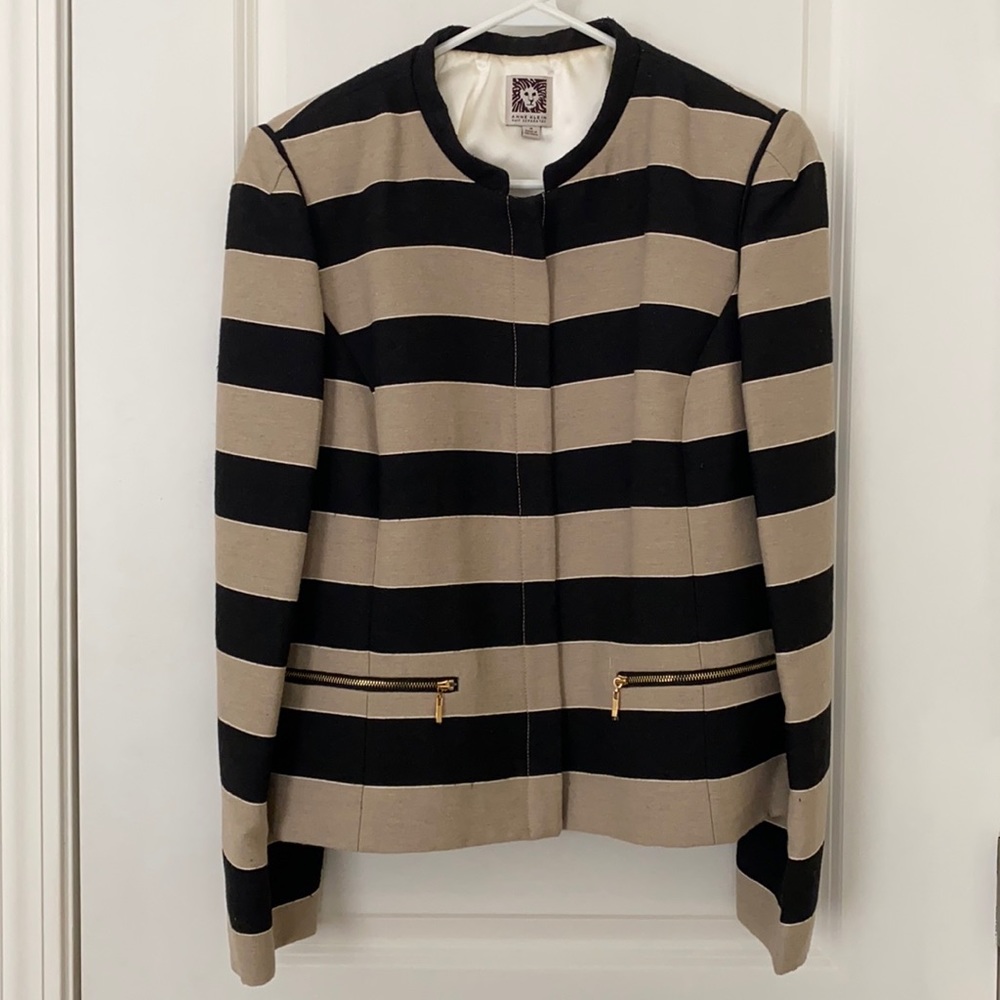 Anne Klein Striped Blazer